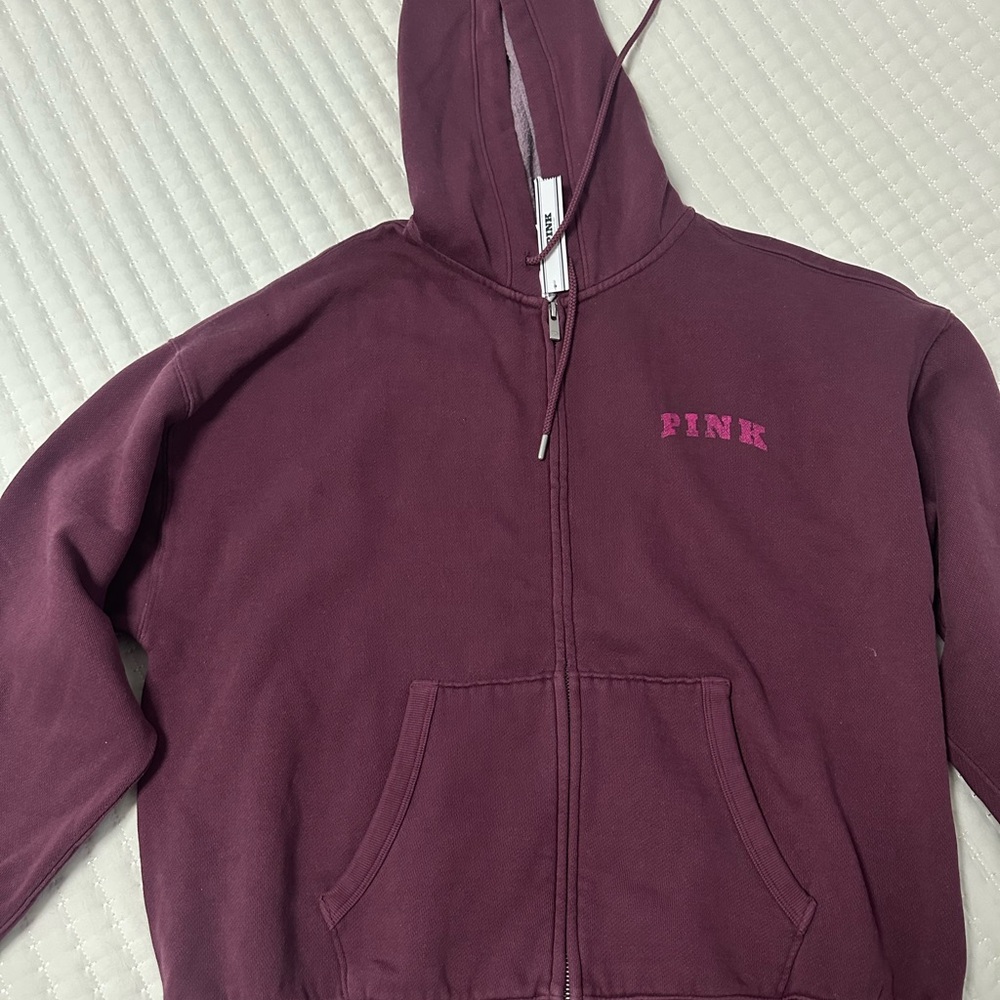 PINK Victoria's Secret Kids Maroon Hoodie